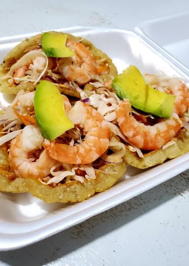 Panuchos de camaron