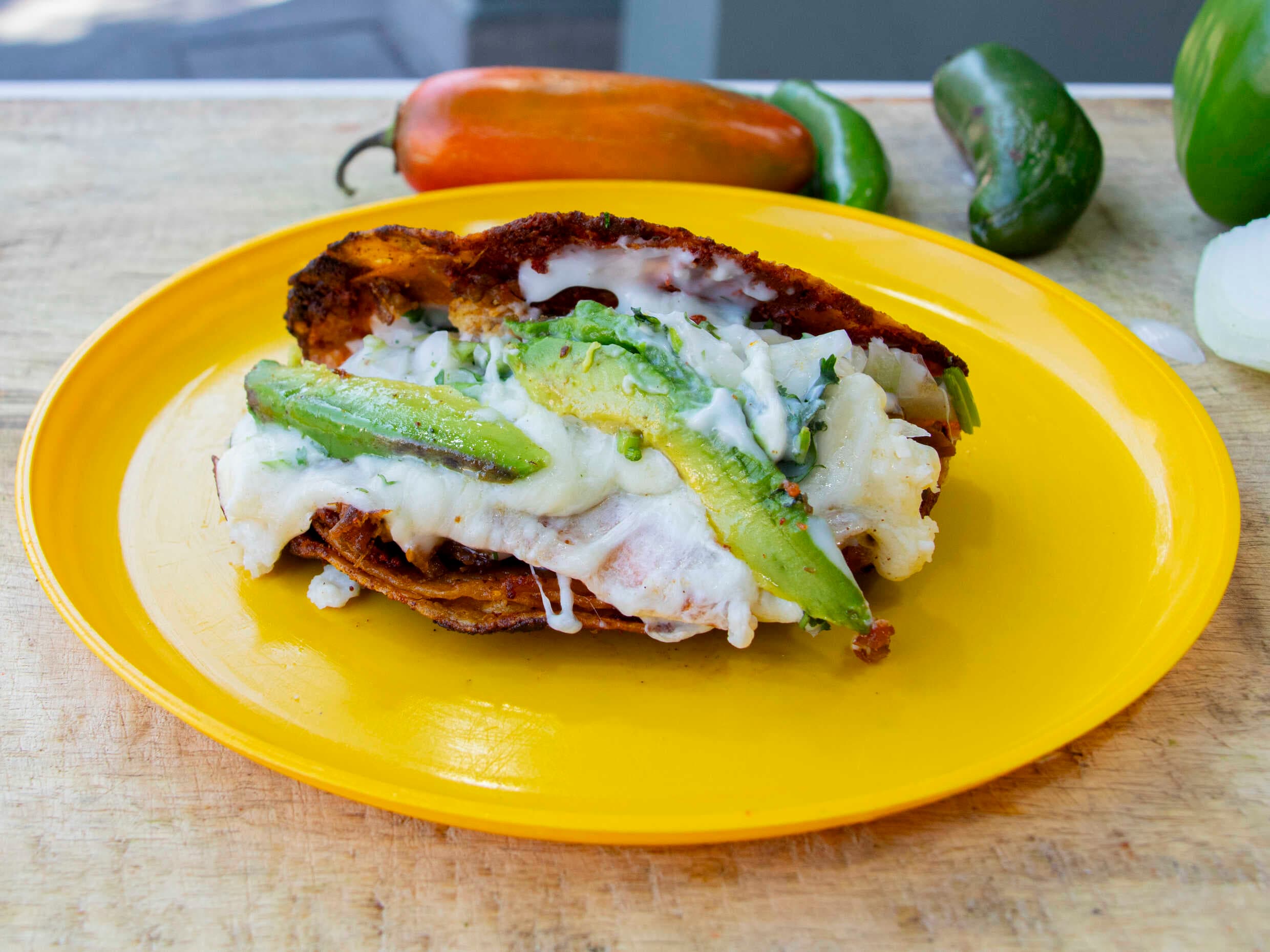 Doradito de Pastor con queso