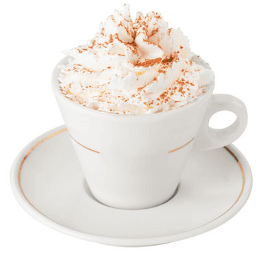 Capuccino Caliente con panna