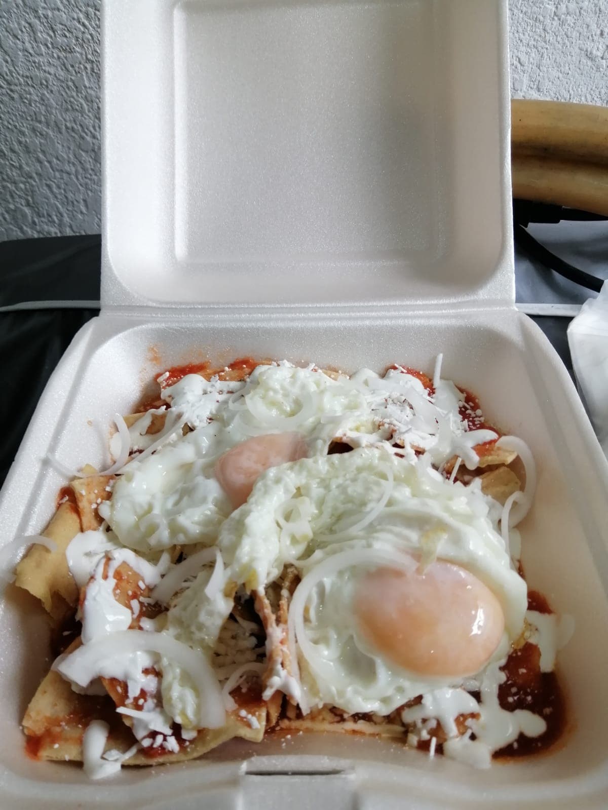 Chilaquiles Verdes con Huevo