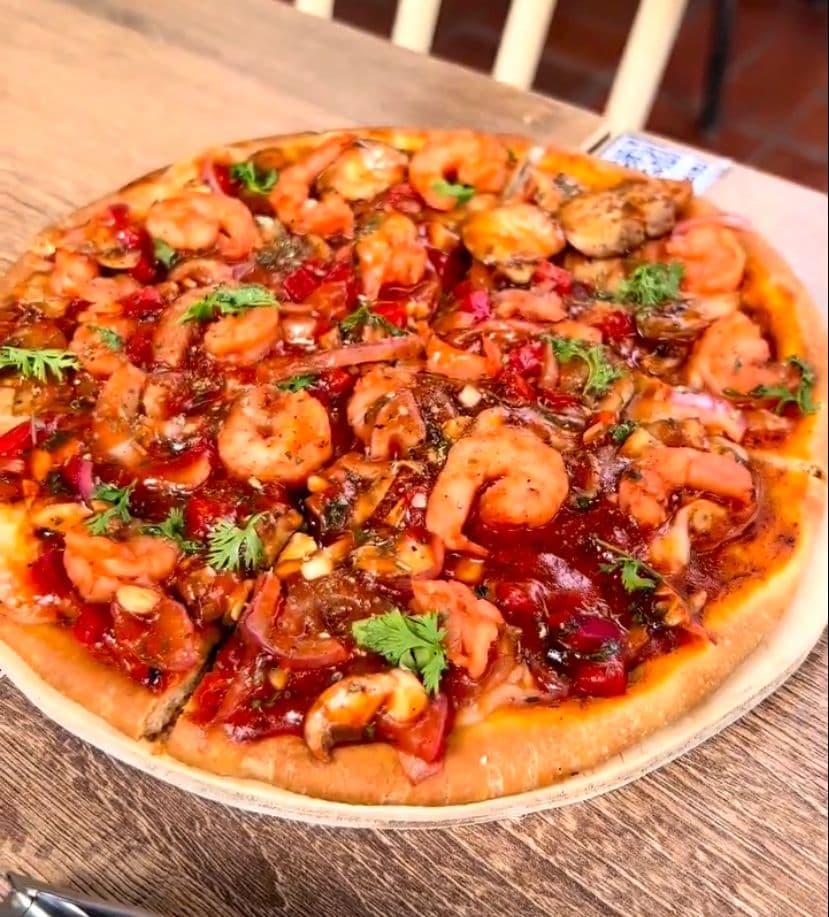 Pizza Suprema Camarones