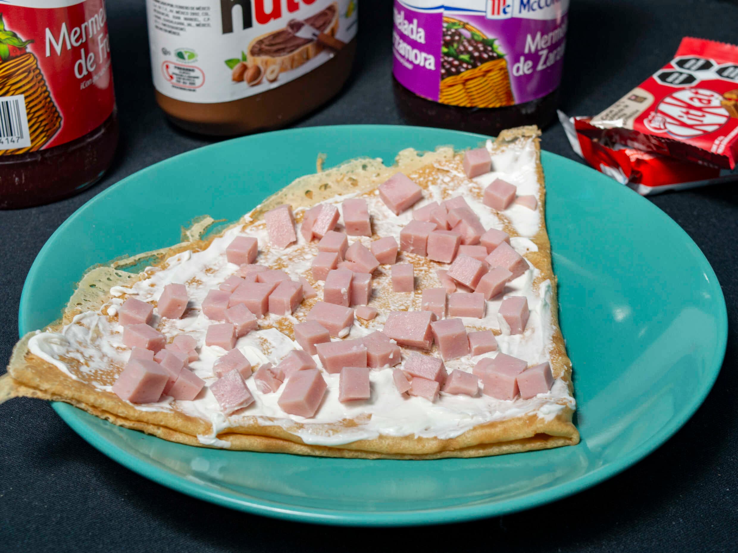 Crepa de Philadelphia y Jamón