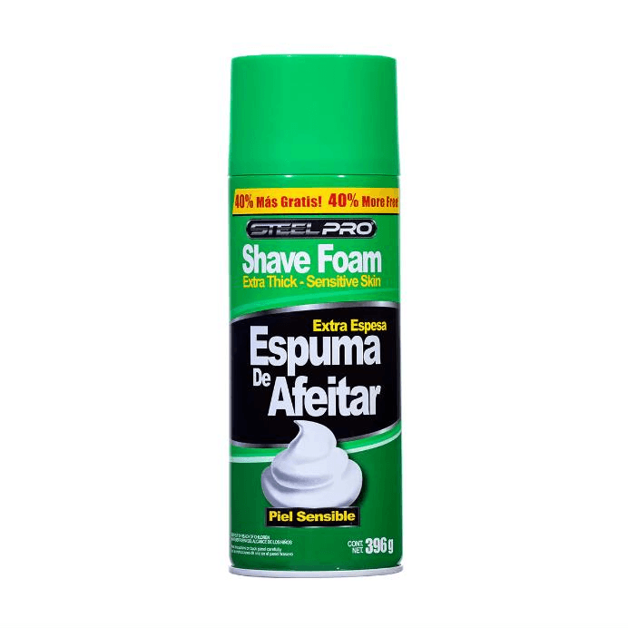 Steel Pro Espuma de Afeitar Piel Sensible