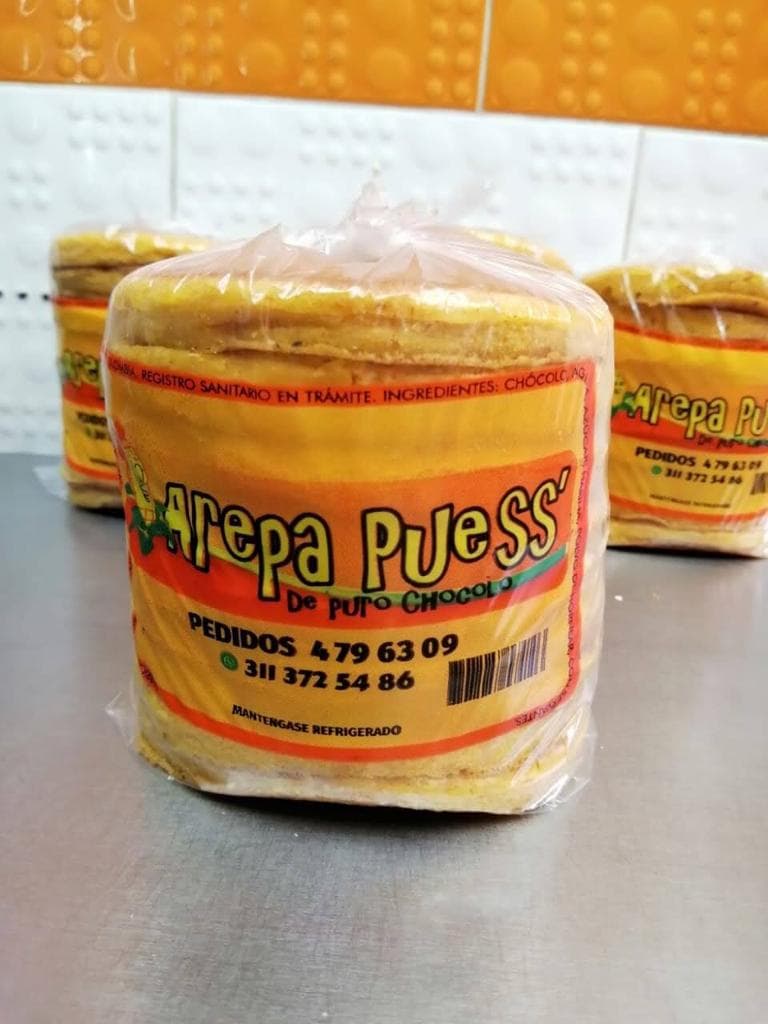 Paquete de 9 Arepas De Chócolo
