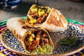 Burrito de pastor con papas