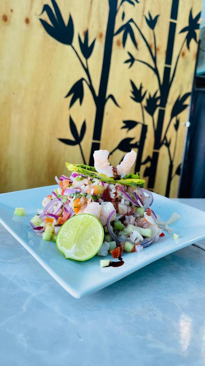 Tostada Ceviche Pescado