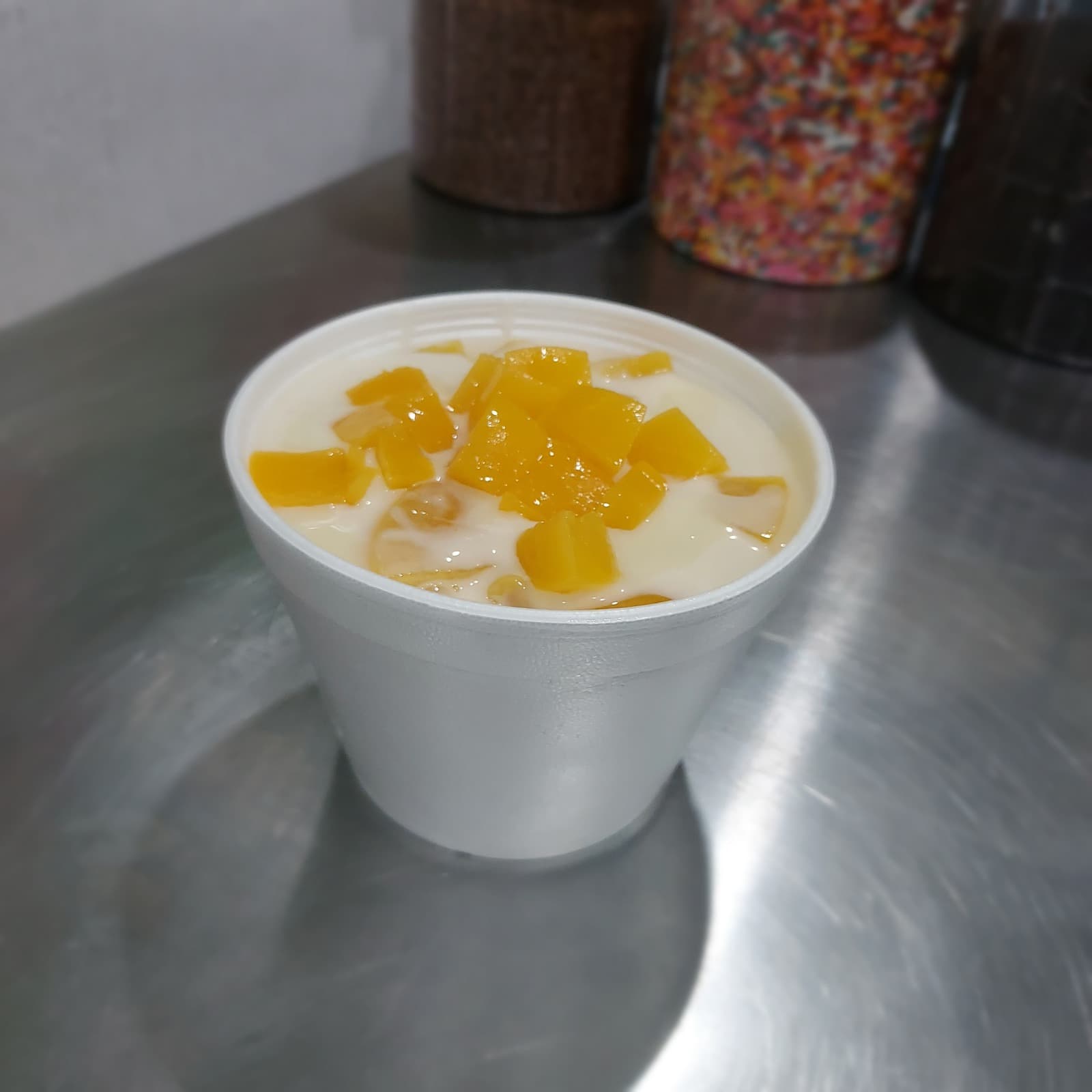Duraznos con Crema