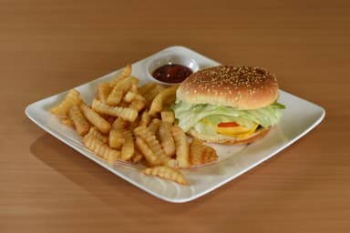Hamburguesa y Papas