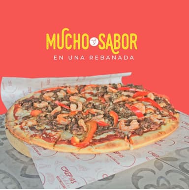 Pizza Arrachera y Pimiento