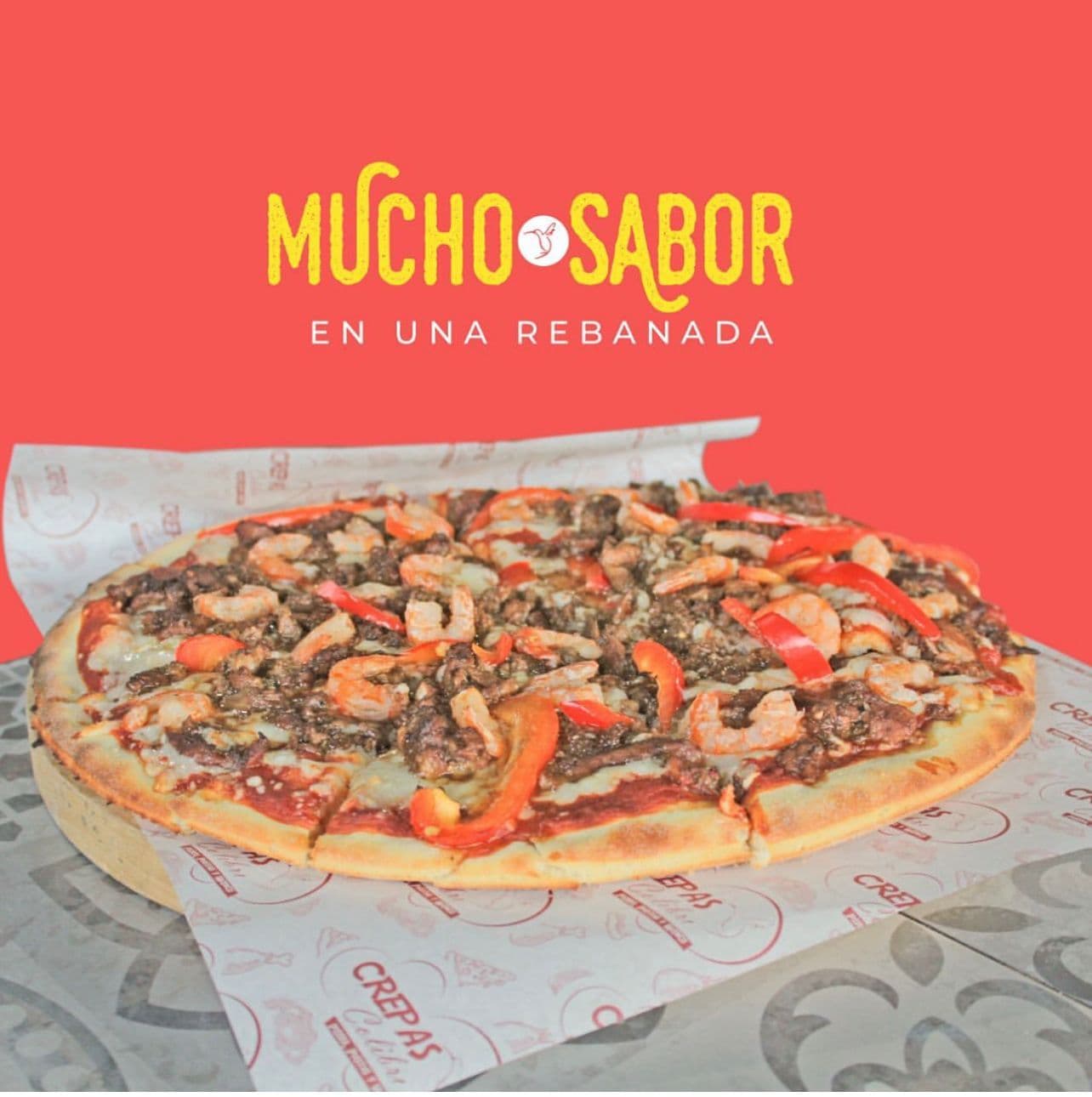 Pizza Arrachera y Pimiento