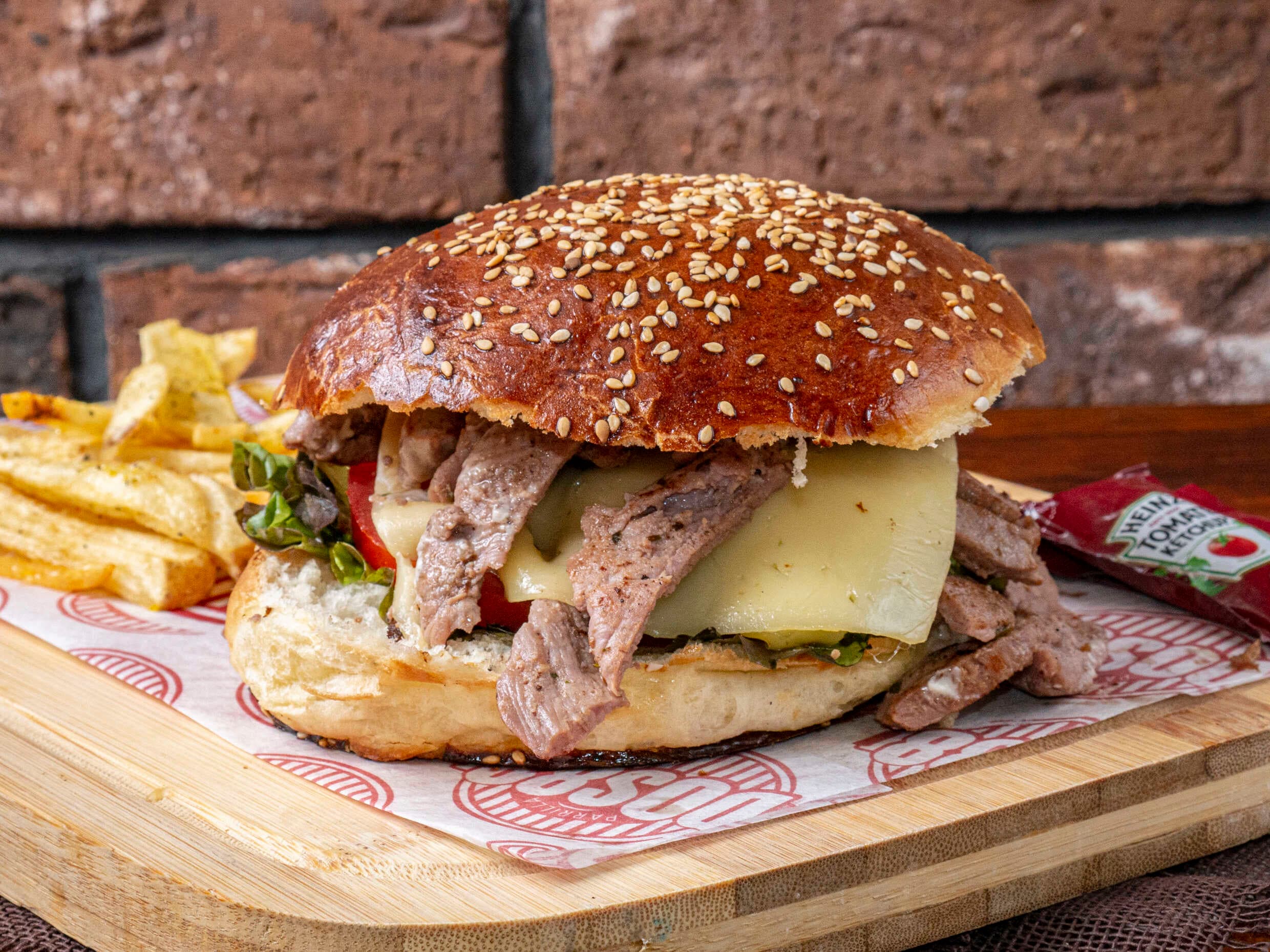 Hamburguesa Arrachera