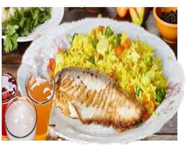 Combo SANTO: Filete de Pescado + Arroz + Agua