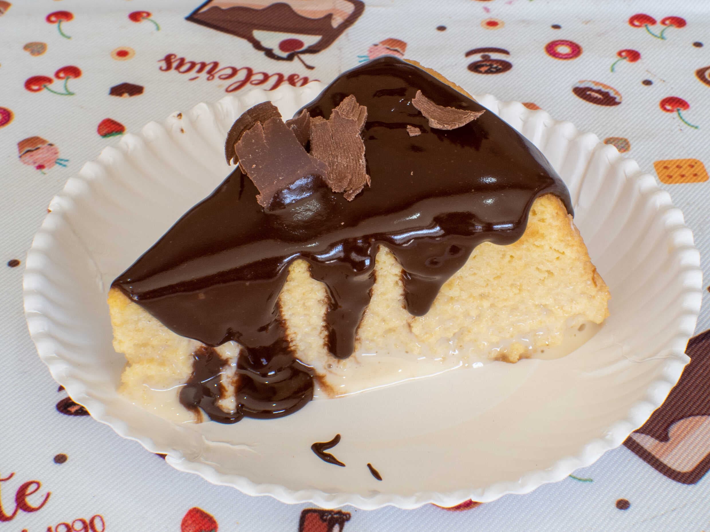 Rebanada de Pastel 3 Leches con Chocolate