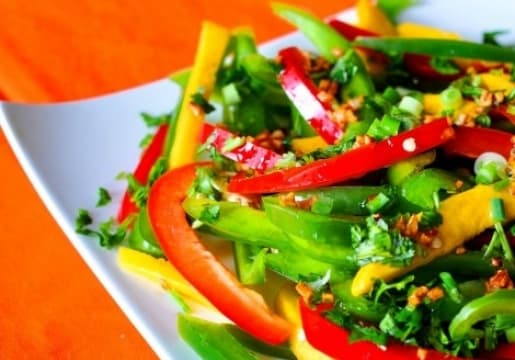 Ensalada de Pimiento con Panela