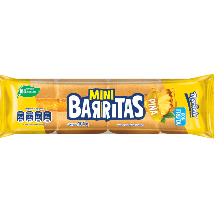 Mini Barritas Marinela Piña 78 g