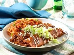 Enchiladas con Carne 4 Pzs
