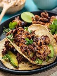 Taco sin Queso de Pulpo