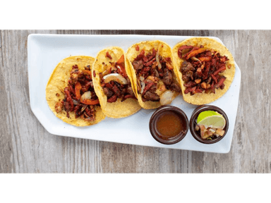 50% Tacos de Carne a la Campechana