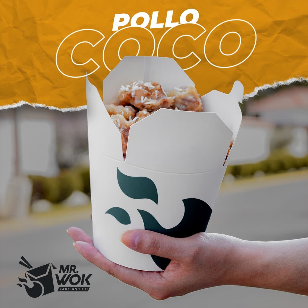Pollo en salsa de coco