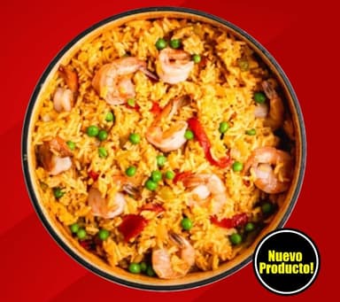 Arroz Con Camarones + Refresco