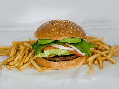 Hamburguesas Mexicana con Papas*