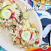 TOSTADA DE PAPA CON CARNE
