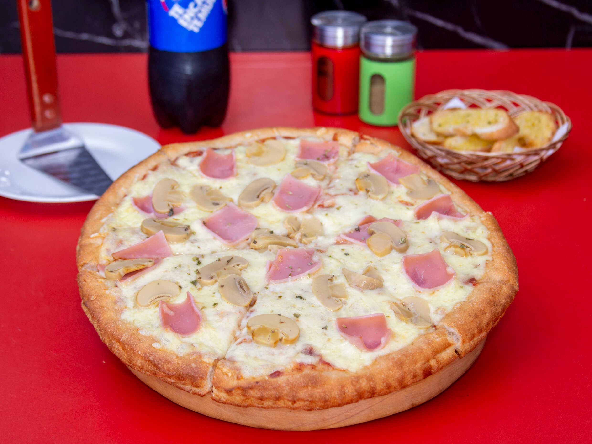 Combo : Champiñones + Gaseosa Jumbo + Pan al ajo