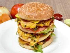 Hamburguesa Triple de Pollo