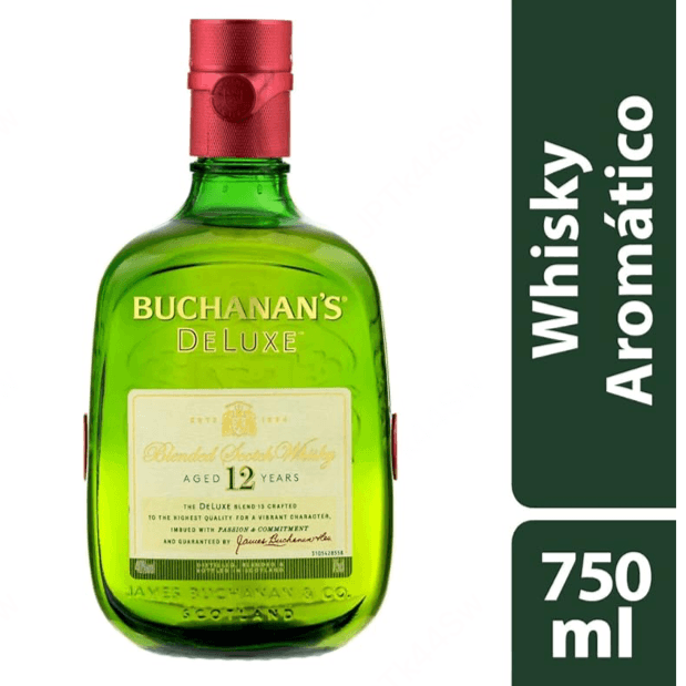 Buchanan's Deluxe 12 Años Whisky Blended Scotch 750 ml