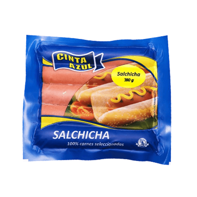 Salchicha Cinta Azul Bolsa 380 g