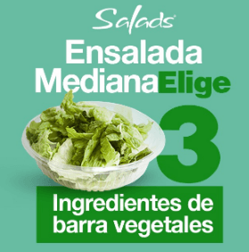 Ensalada sin Proteína Mediana