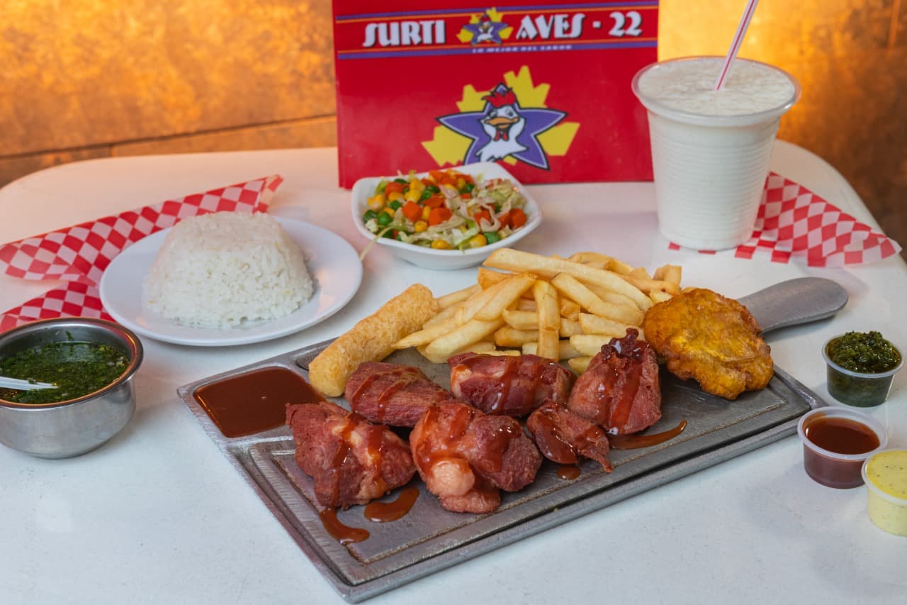 Costillitas BBQ + Bebida