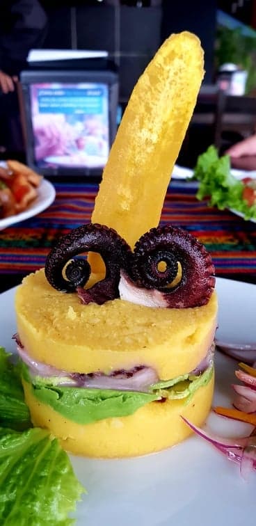 Causa Rellena Camarones
