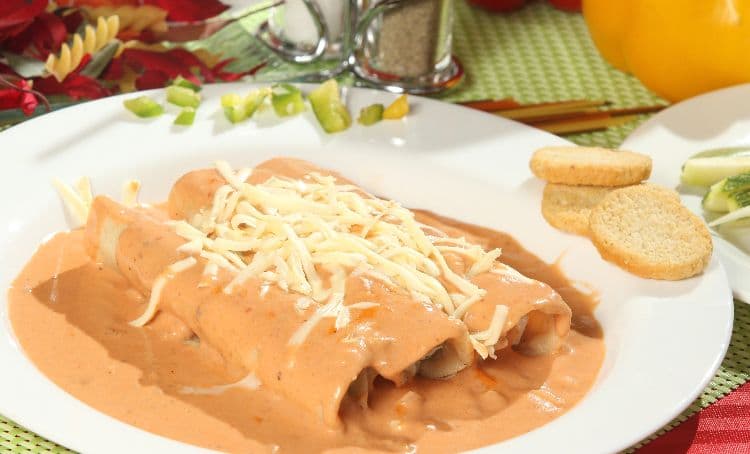 Enchiladas Suizas Platillo