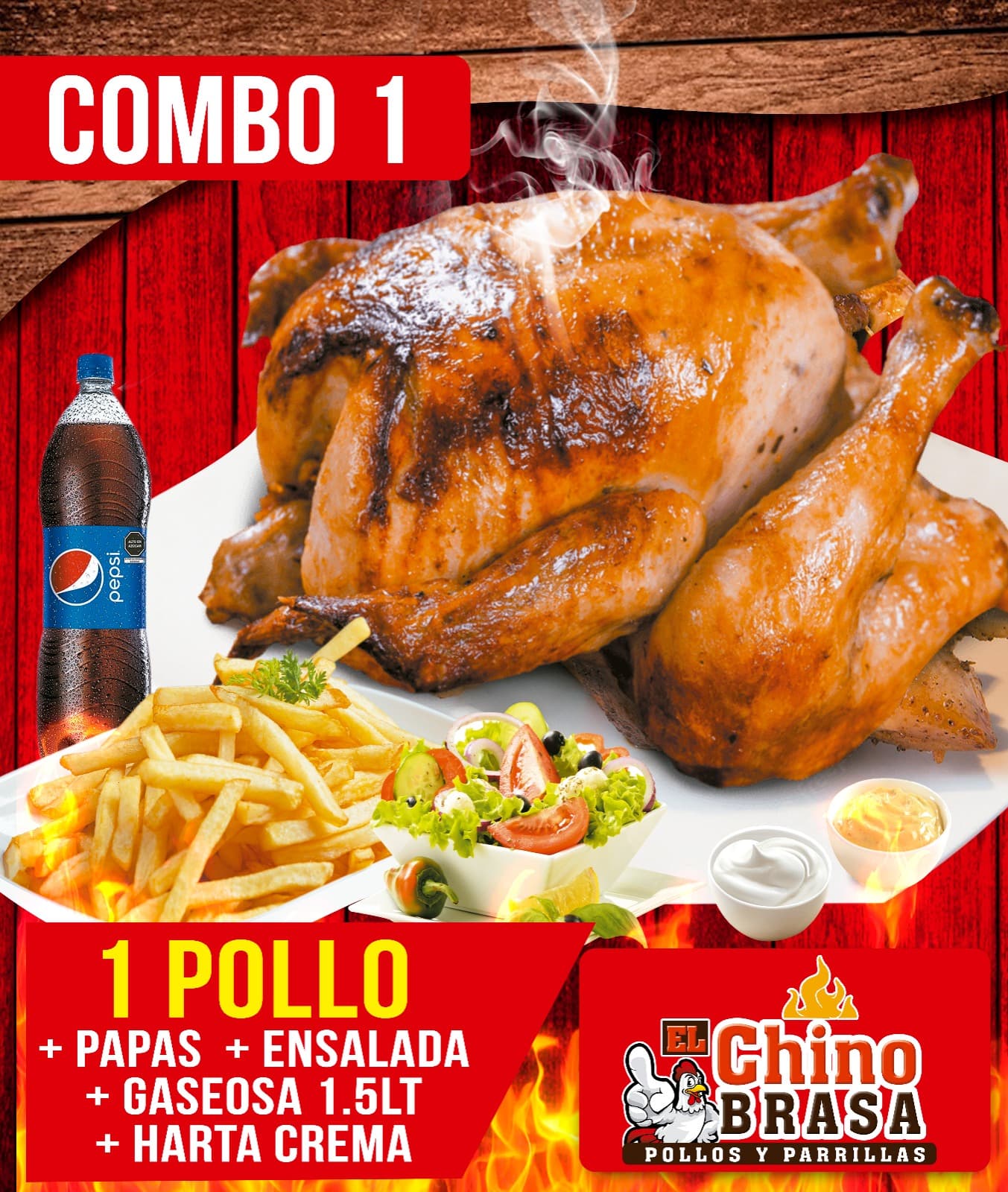 C1: 1 Pollo más Pepsi