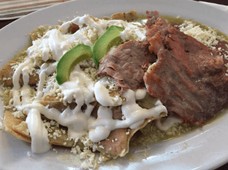 Chilaquiles con Carne