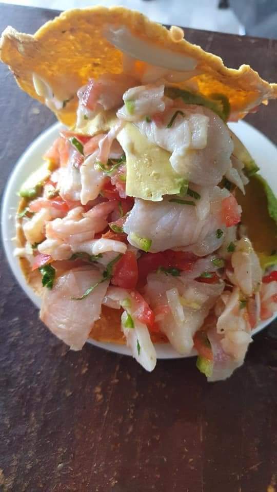 Tostada Camarón