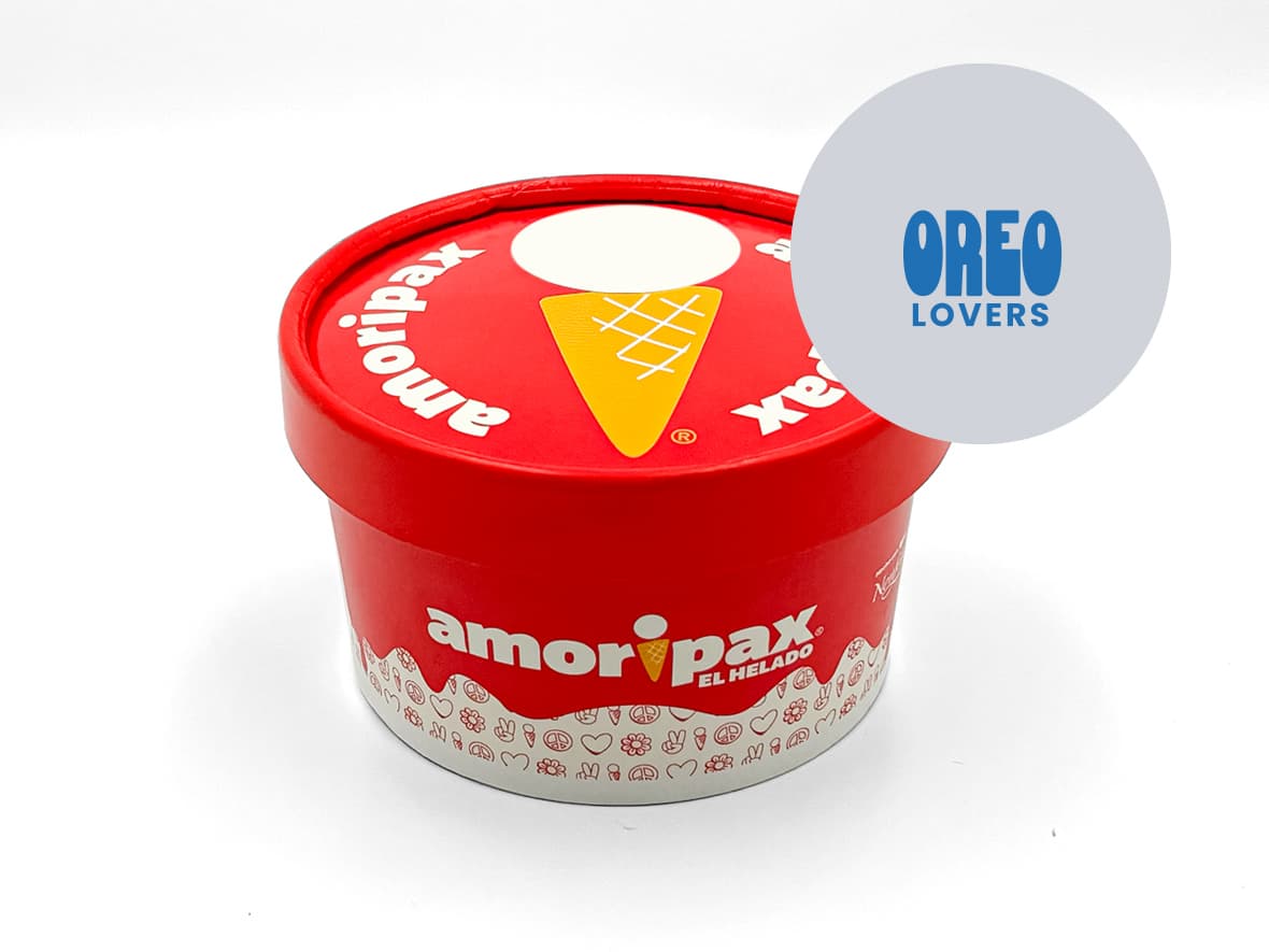 Porción Helado OREO Lovers Amoripax 8 Oz