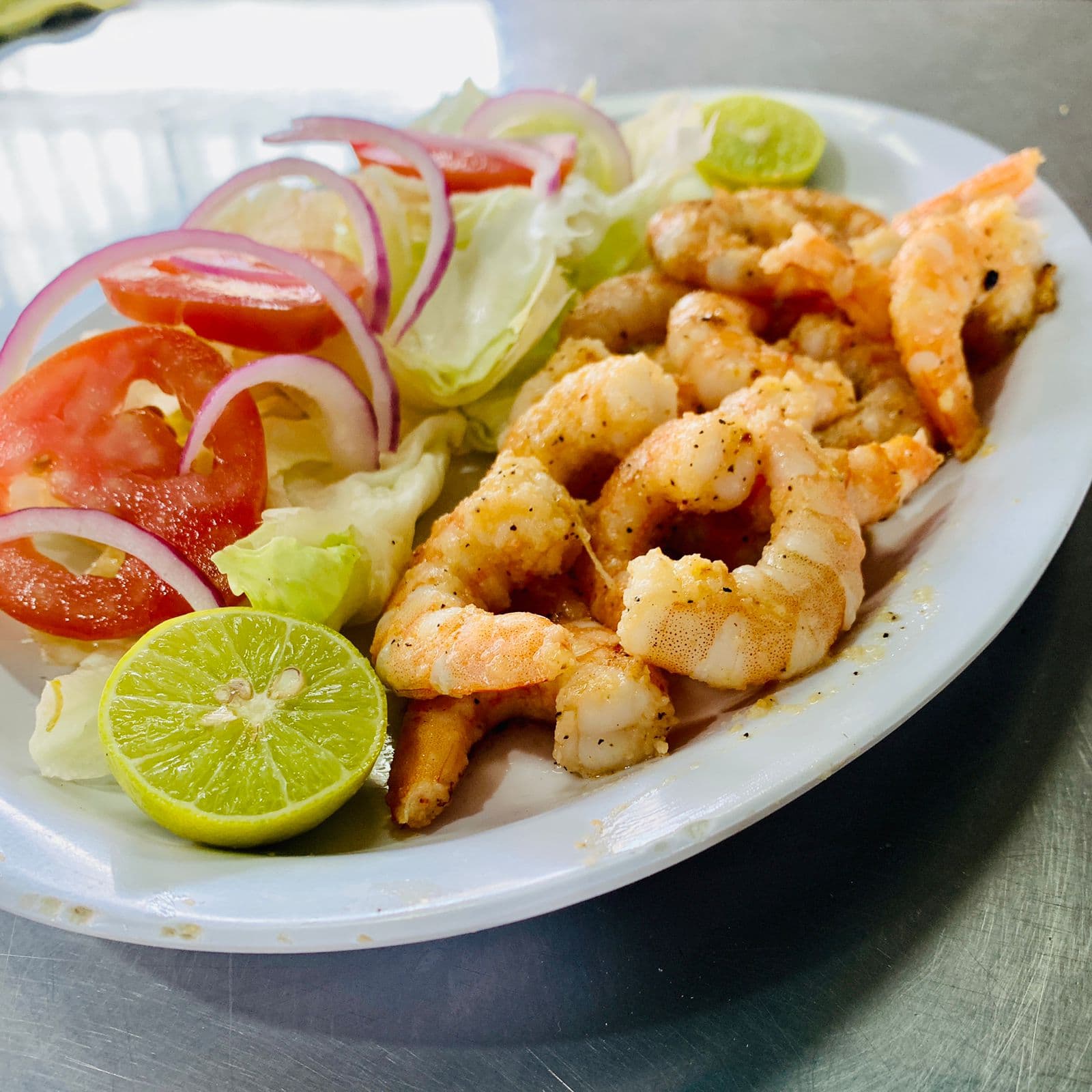 Camarones al Ajo