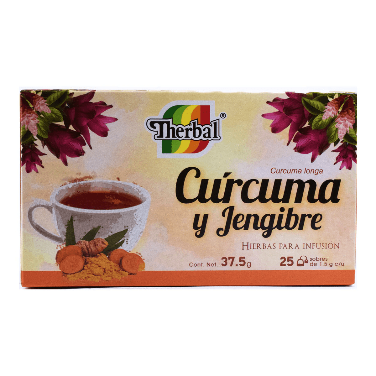 TE DE CURCUMA Y JENGIBRE 25 SOB