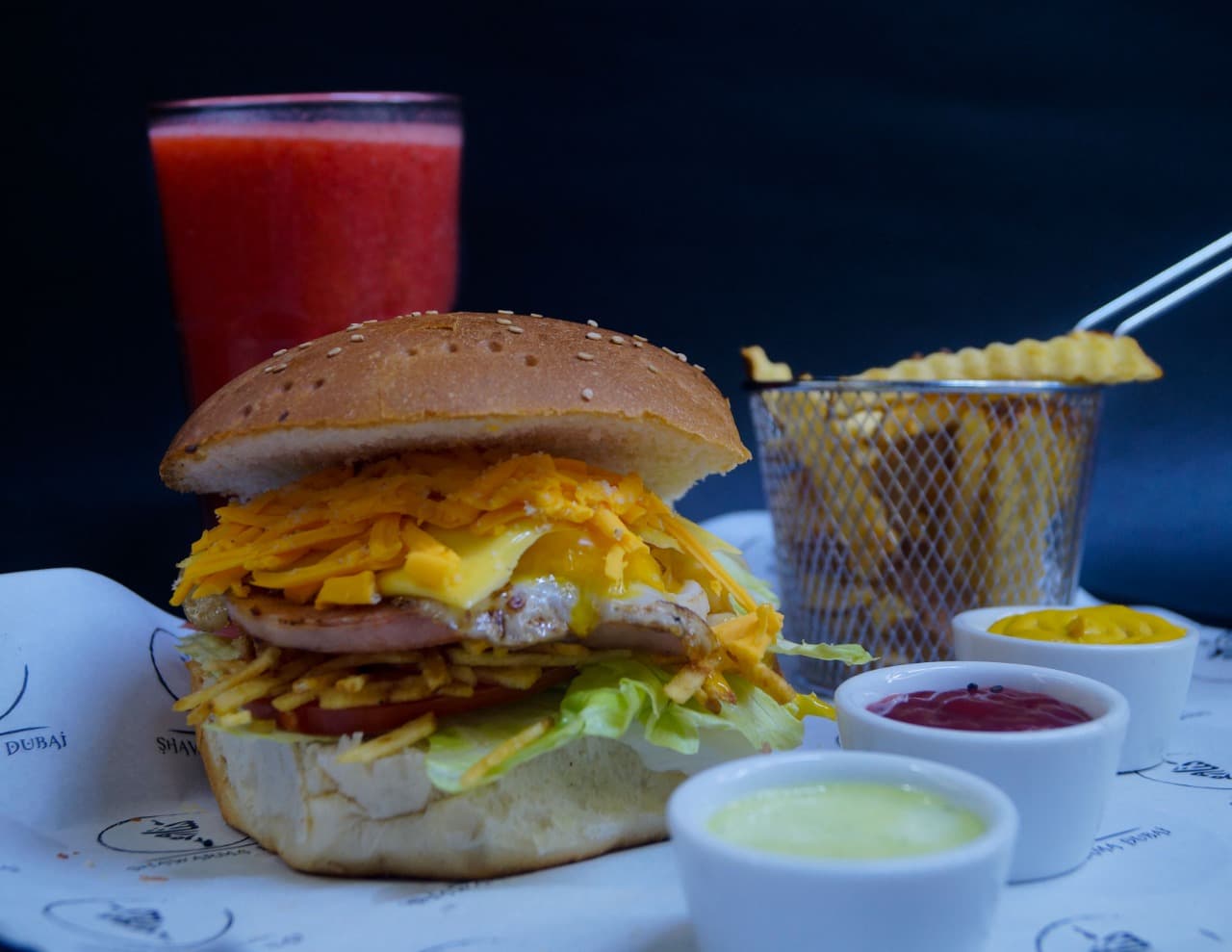 Hamburguesa Cheddar Mix