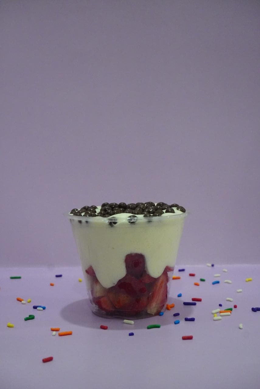 Pom Cream Fresa Pequeño