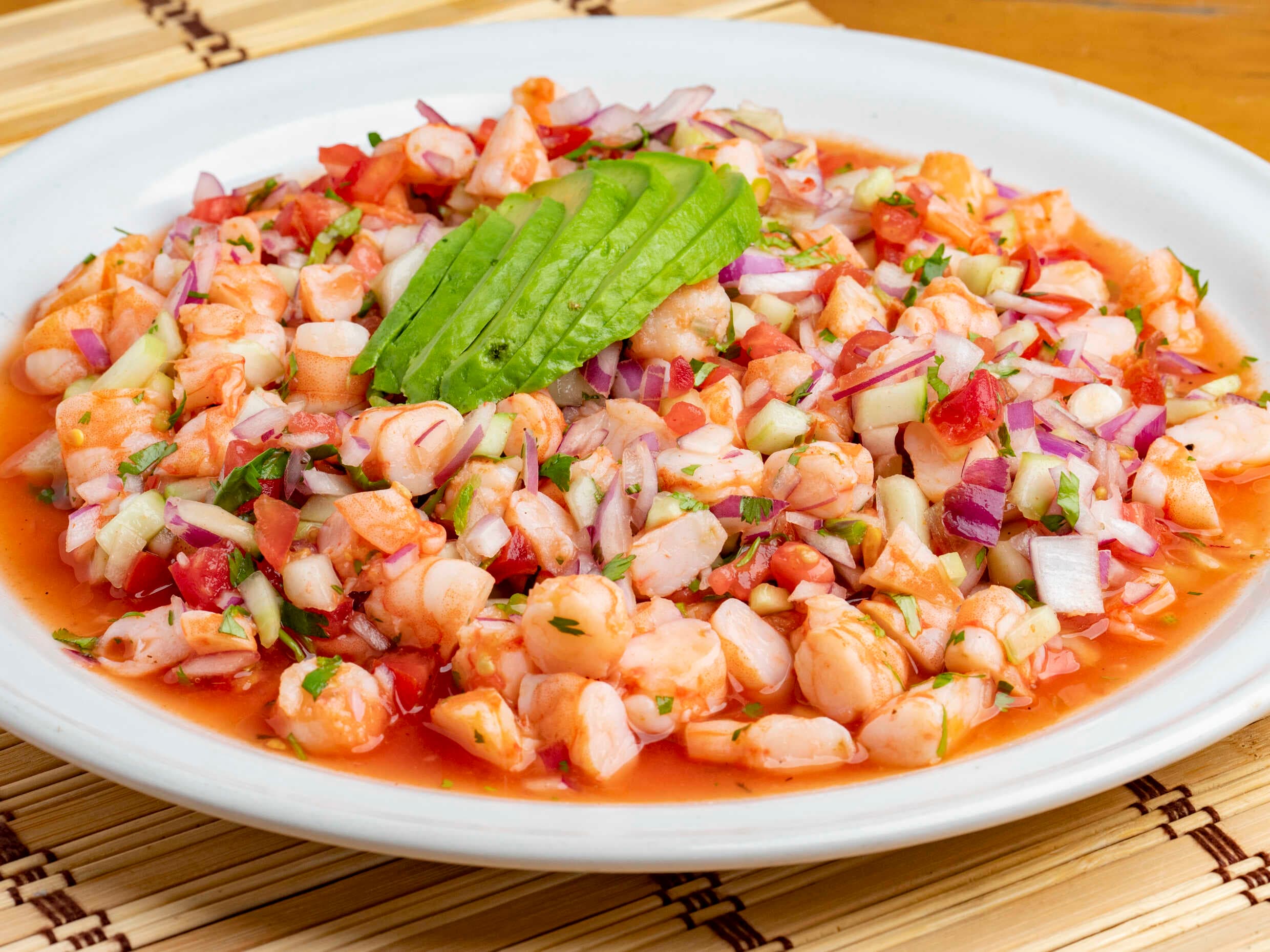 Ceviche de Camarón Cocido