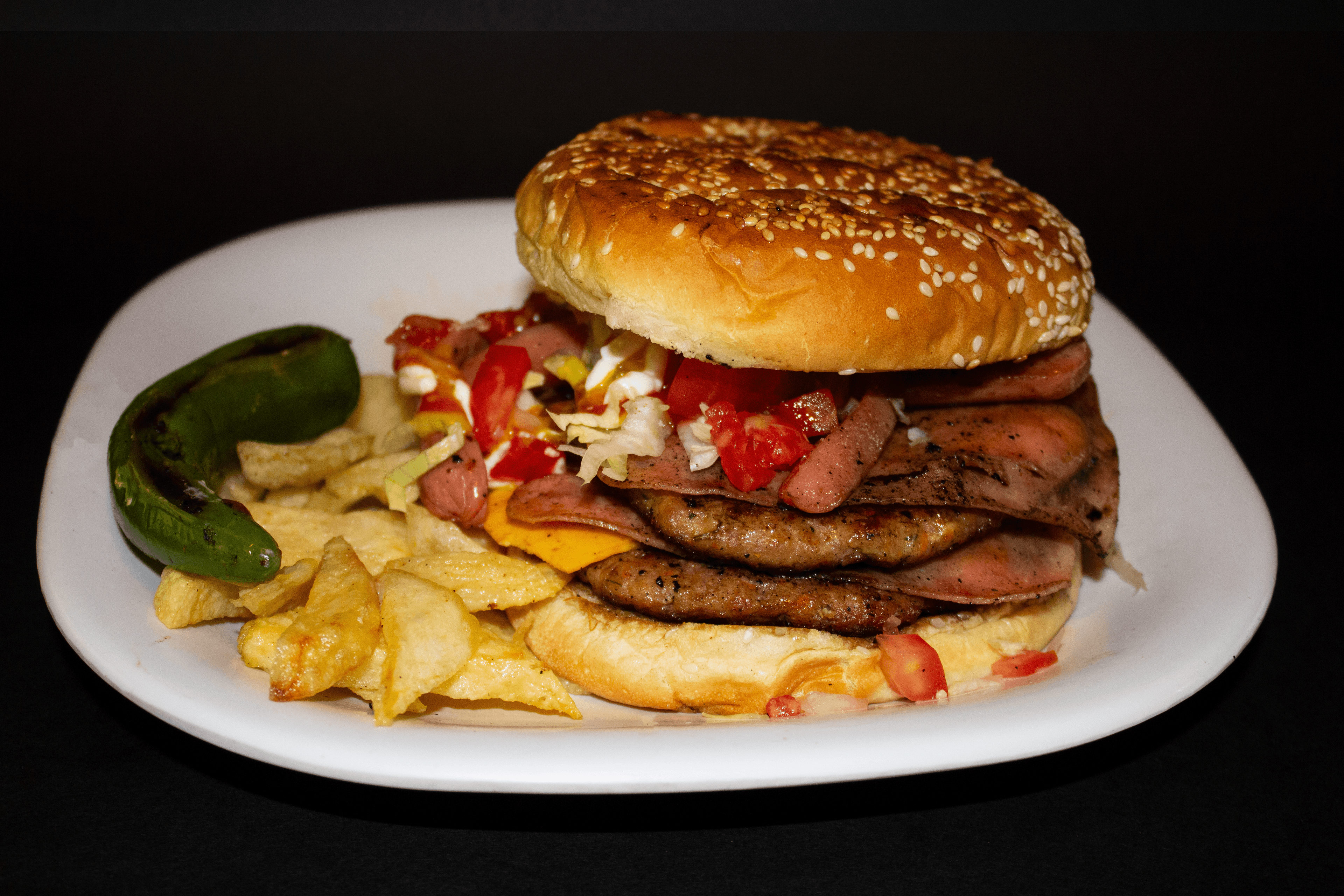 Hamburguesa Doble