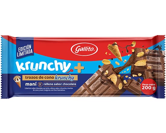 Chocolate Tableta Krunchy 200 gr