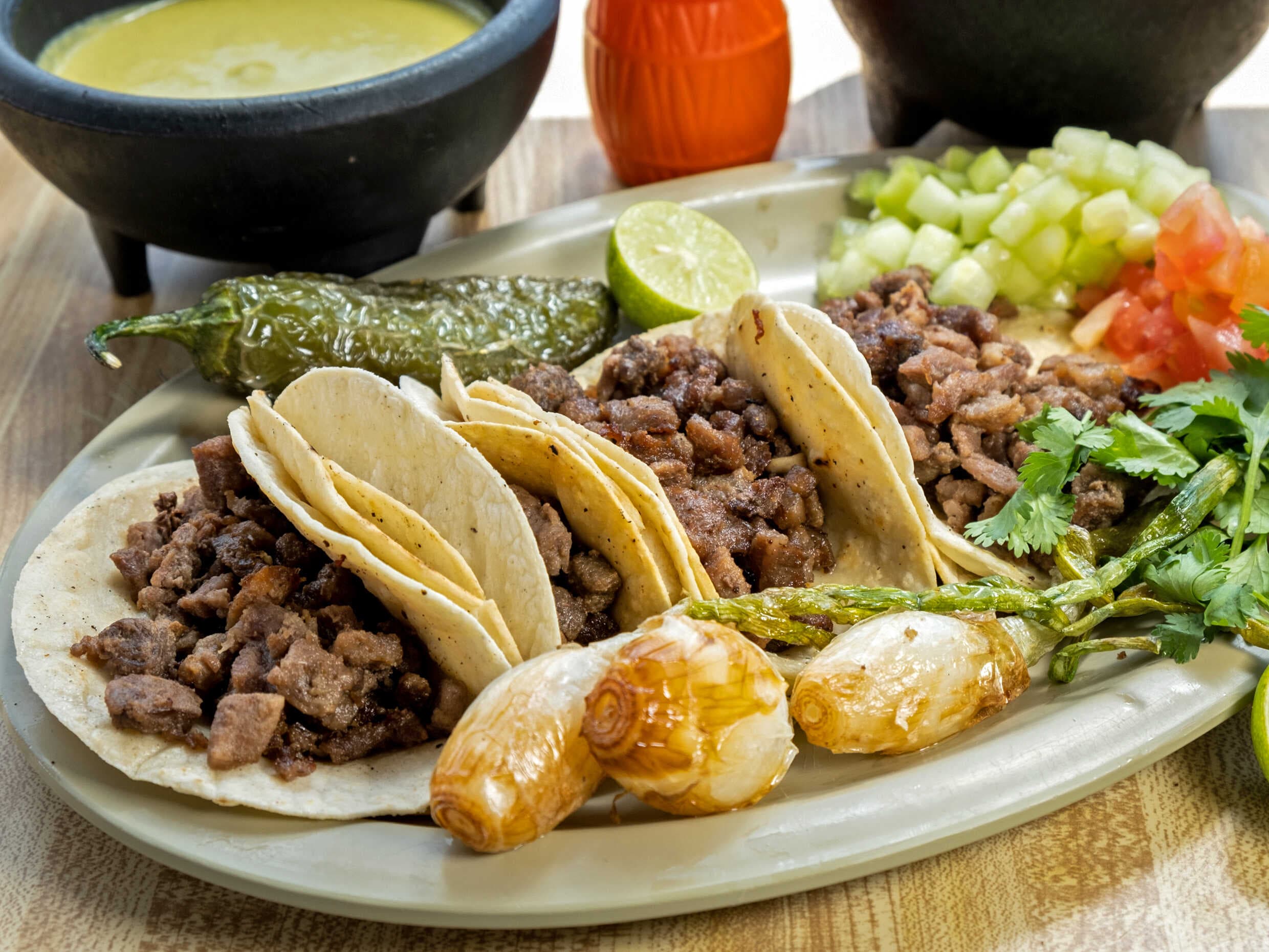 Tacos Bistec