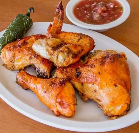 Medio Pollo Asado a la Leña 4 pzas