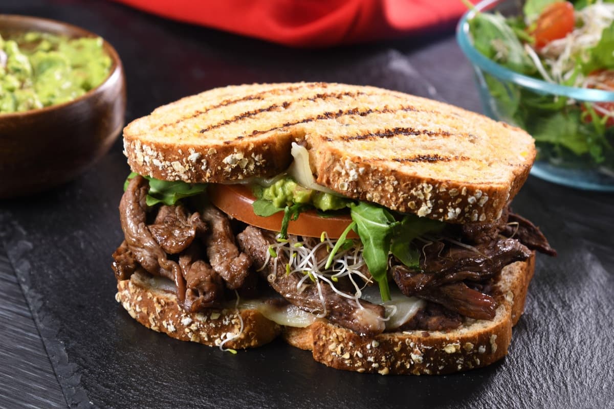 Sándwich de Arrachera