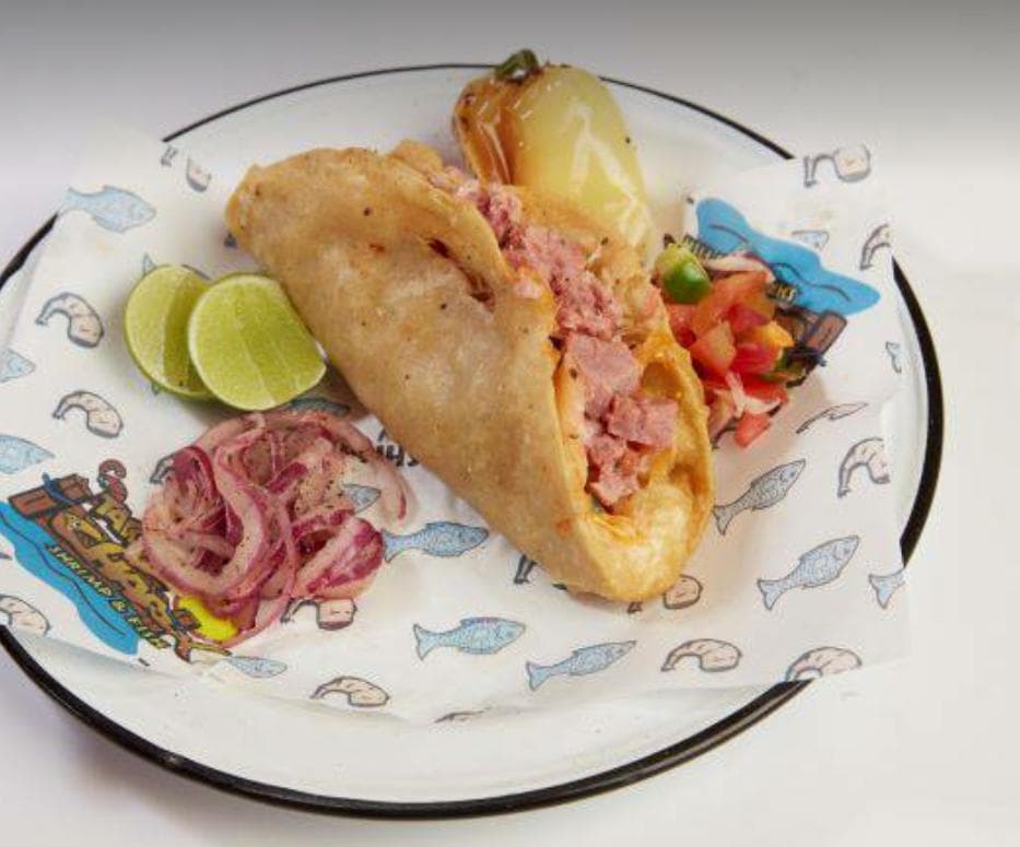 Taco Dorado de Marlín