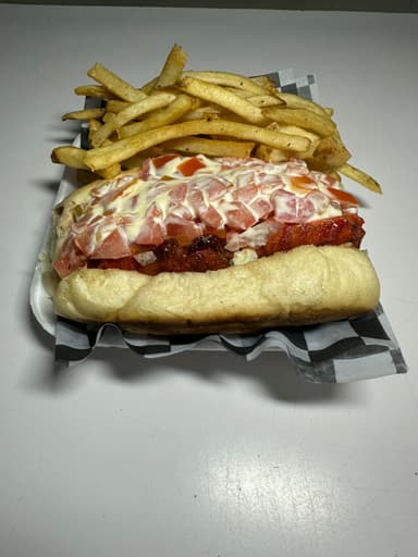 Hot dog embarazado